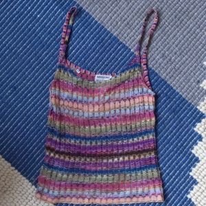 Missoni knit tank top
